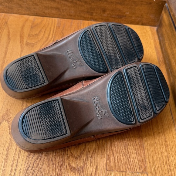 Dansko Solitaire Leather Clog Chestnut Burnished Mary Jane Slip On EU 39 8.5/9 - Picture 9 of 10